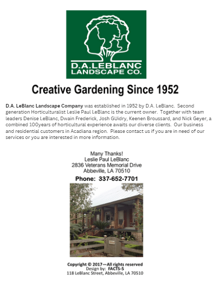 D.A. LeBlanc Landscape